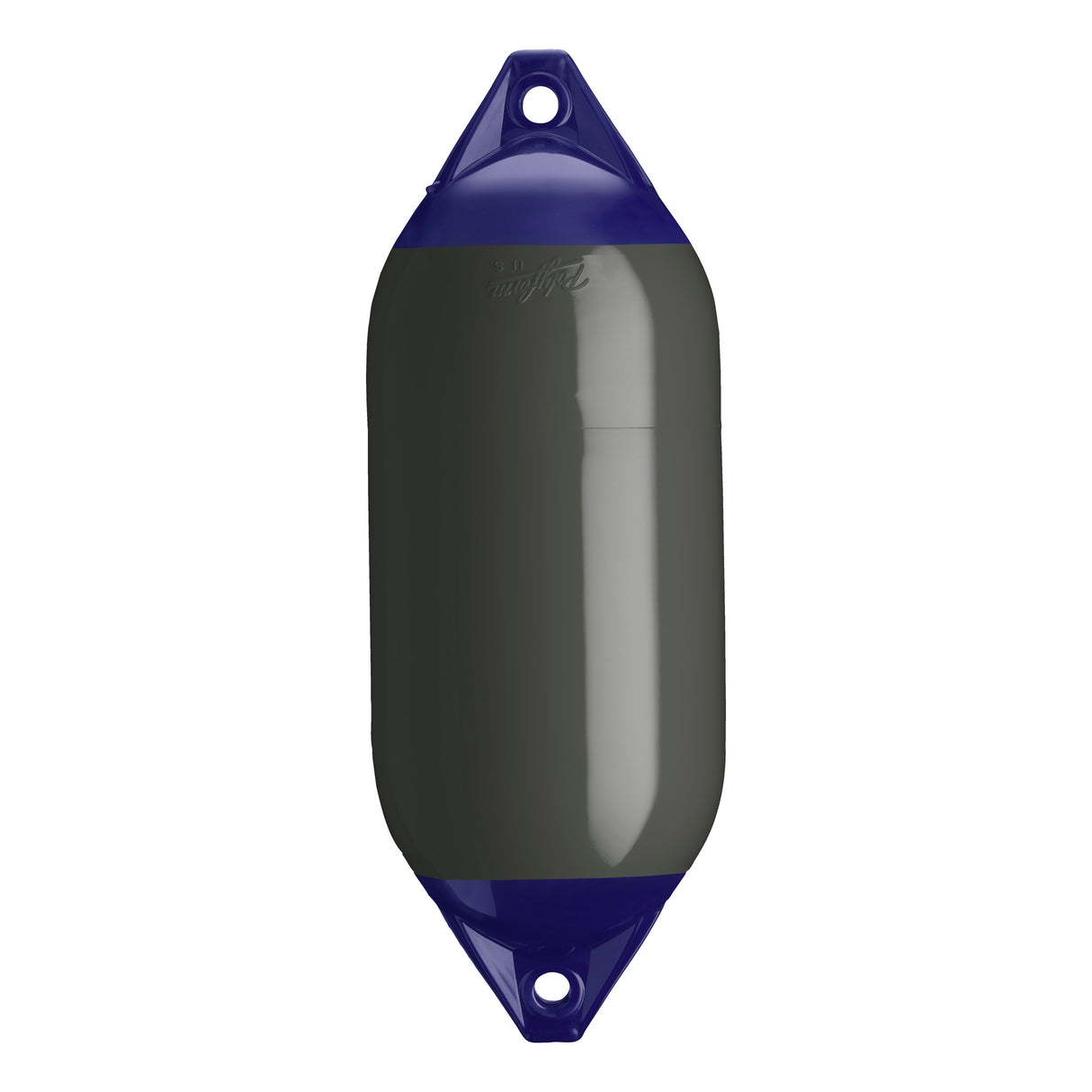 Graphite boat fender with Navy-Top, Polyform F-5