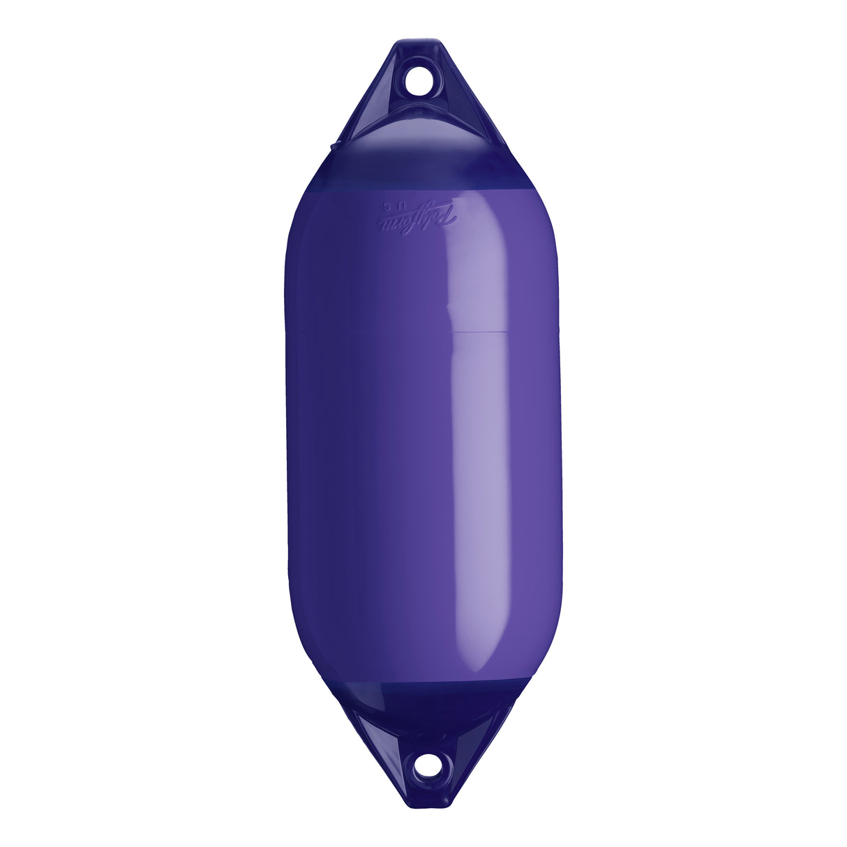 Purple boat fender with Navy-Top, Polyform F-5
