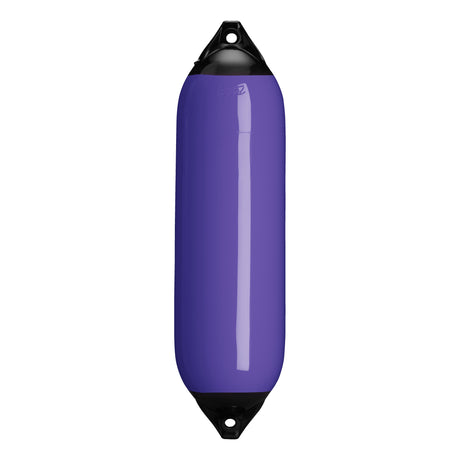 Purple boat fender with Black-Top, Polyform F-6
