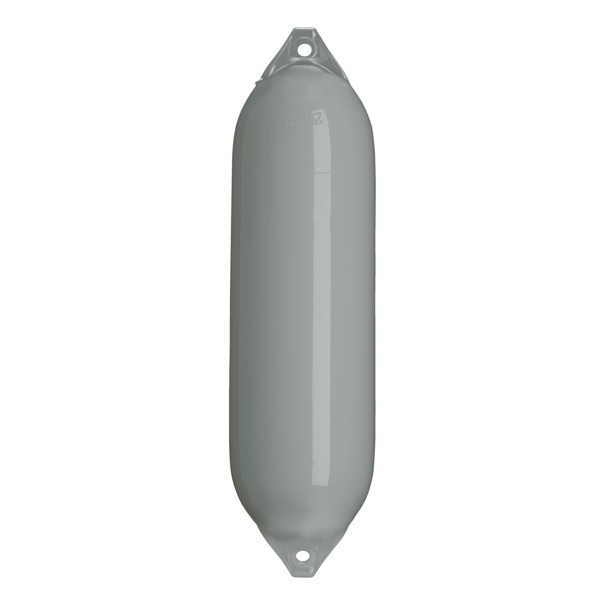 Grey boat fender with Grey-Top, Polyform F-6