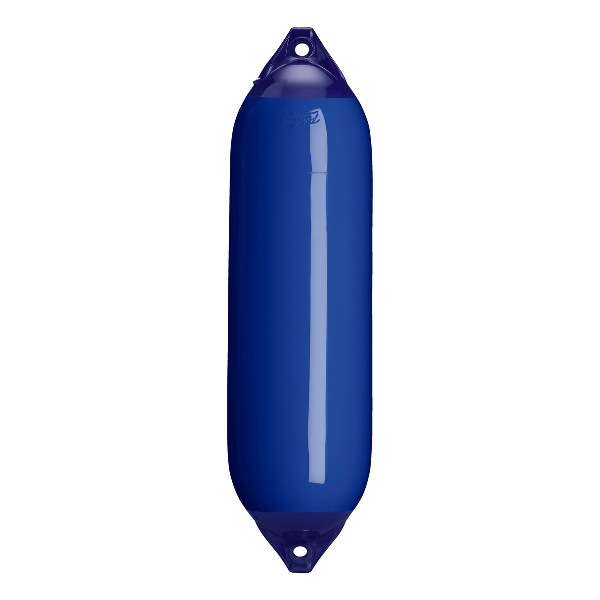 Cobalt Blue boat fender with Navy-Top, Polyform F-6