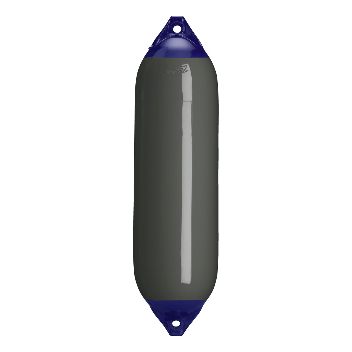 Graphite boat fender with Navy-Top, Polyform F-6