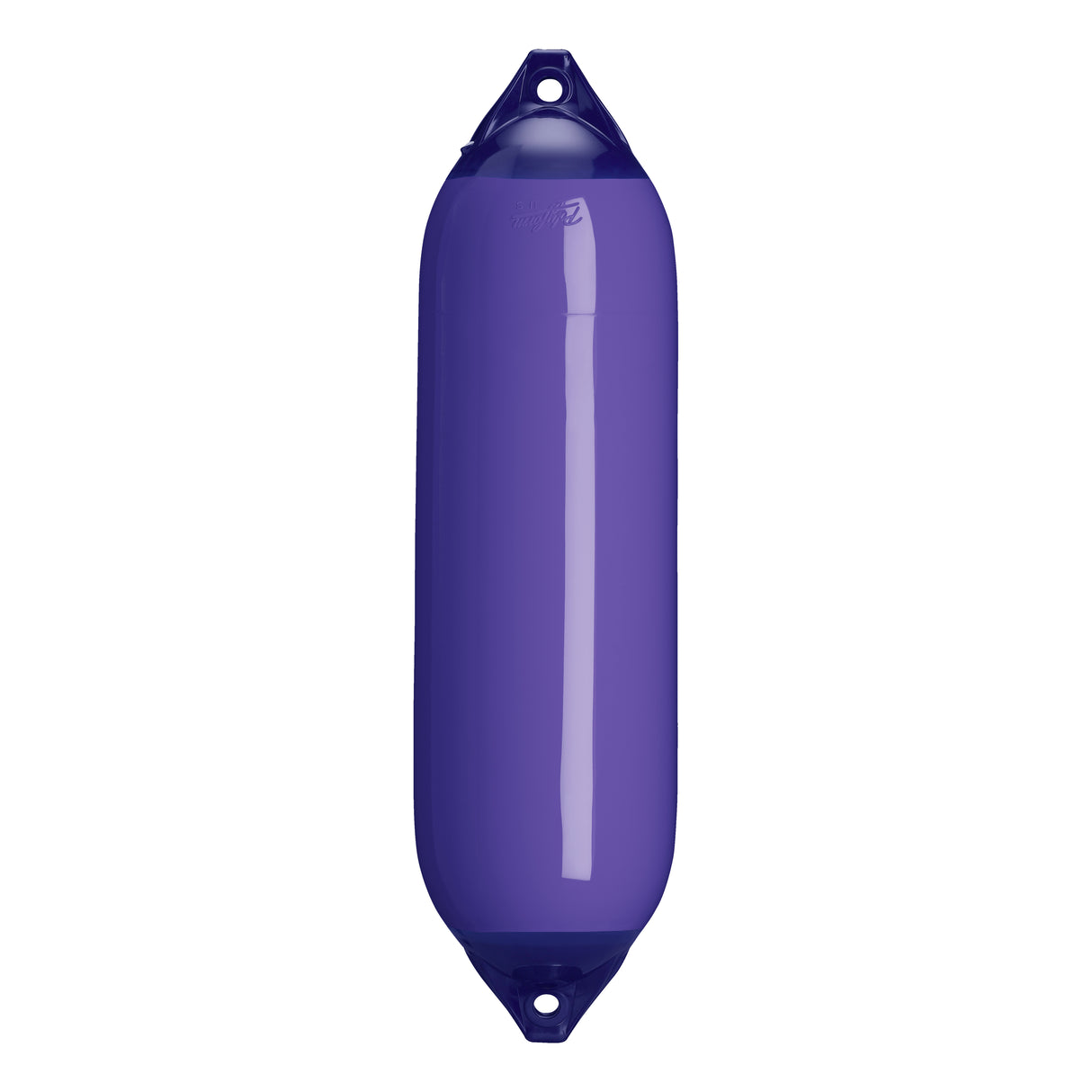Purple boat fender with Navy-Top, Polyform F-6