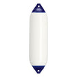 White boat fender with Navy-Top, Polyform F-6