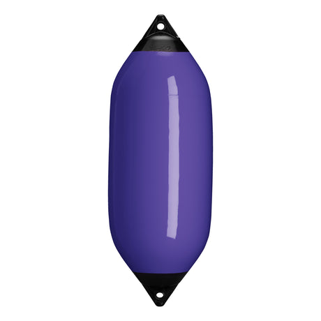 Purple boat fender with Black-Top, Polyform F-7