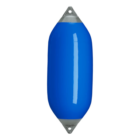 Blue boat fender with Grey-Top, Polyform F-7