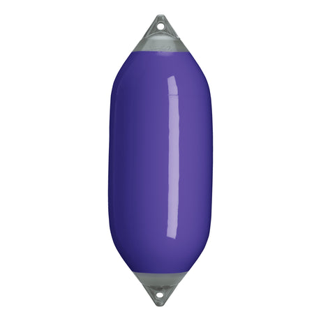 Purple boat fender with Grey-Top, Polyform F-7