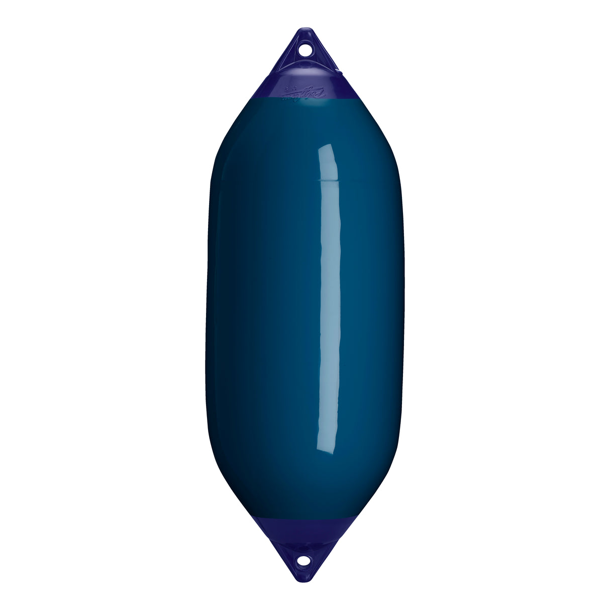 Catalina Blue boat fender with Navy-Top, Polyform F-7