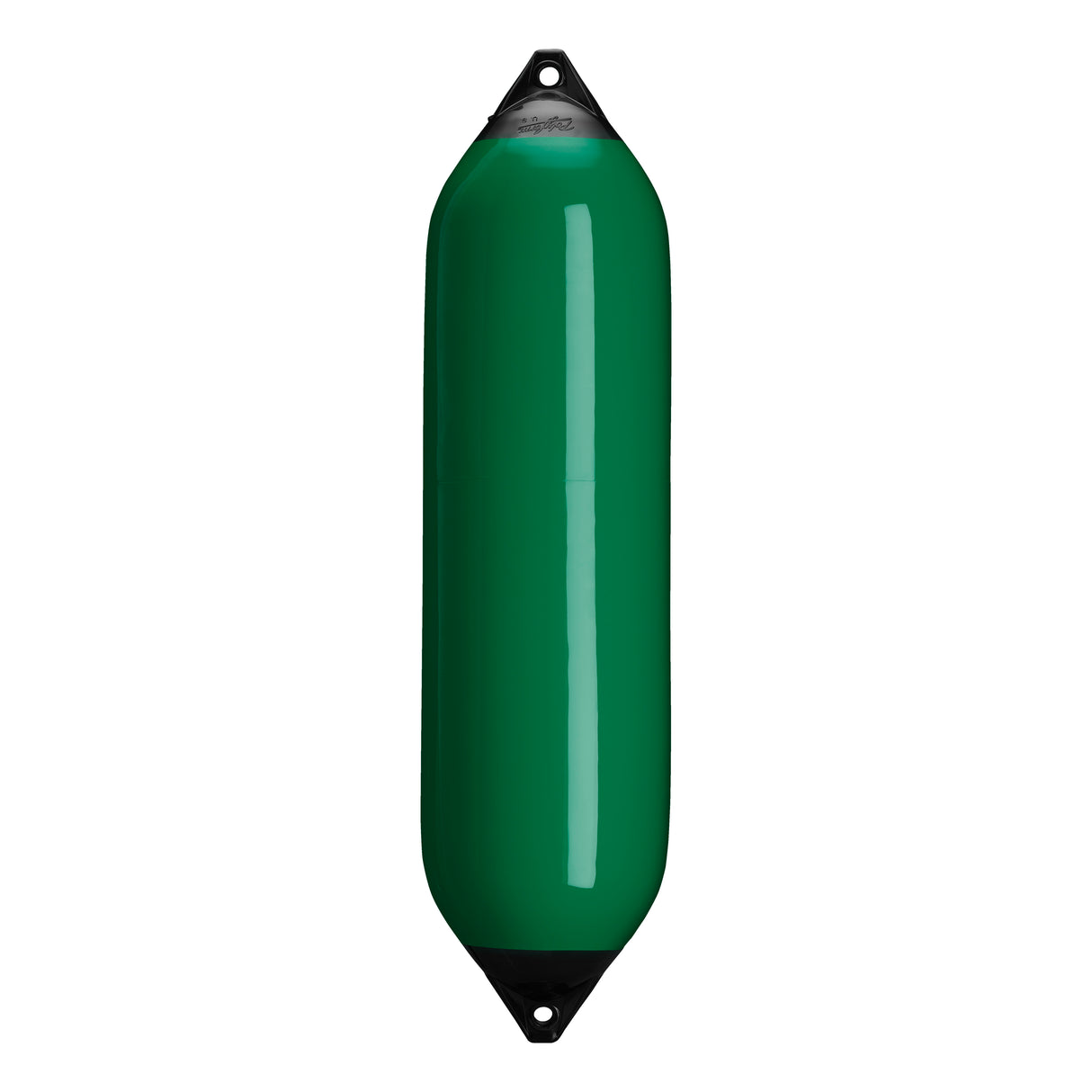 Forest Green boat fender with Navy-Top, Polyform F-8