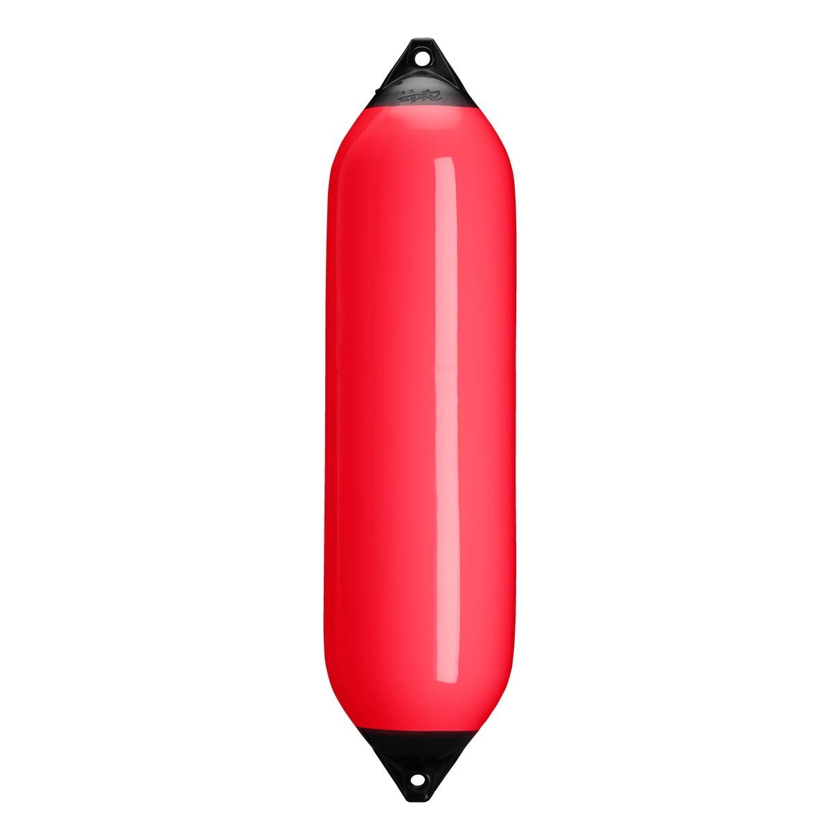 Red boat fender with Navy-Top, Polyform F-8