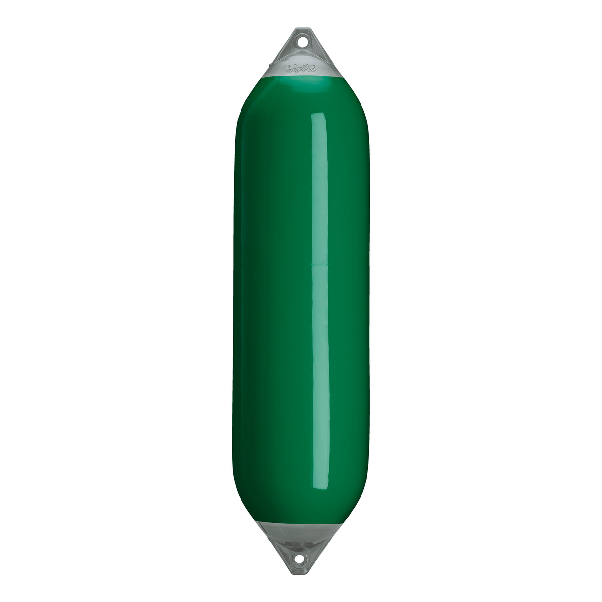 Forest Green boat fender with Grey-Top, Polyform F-8