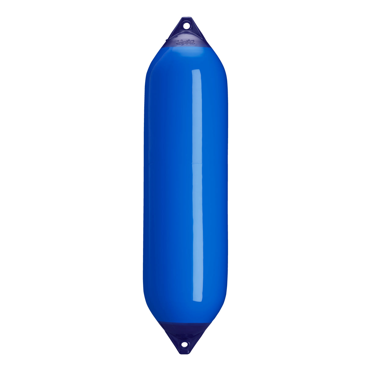 Blue boat fender with Navy-Top, Polyform F-8