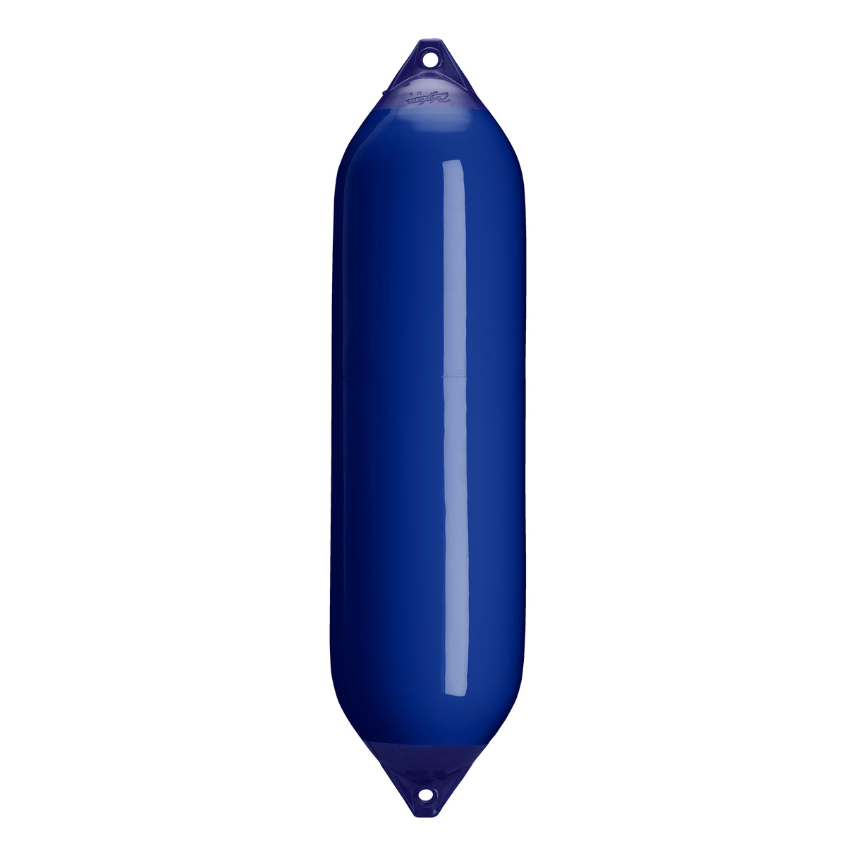 Cobalt Blue boat fender with Navy-Top, Polyform F-8
