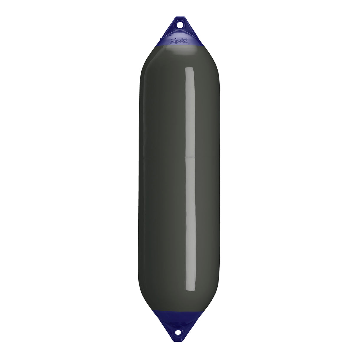 Graphite boat fender with Navy-Top, Polyform F-8