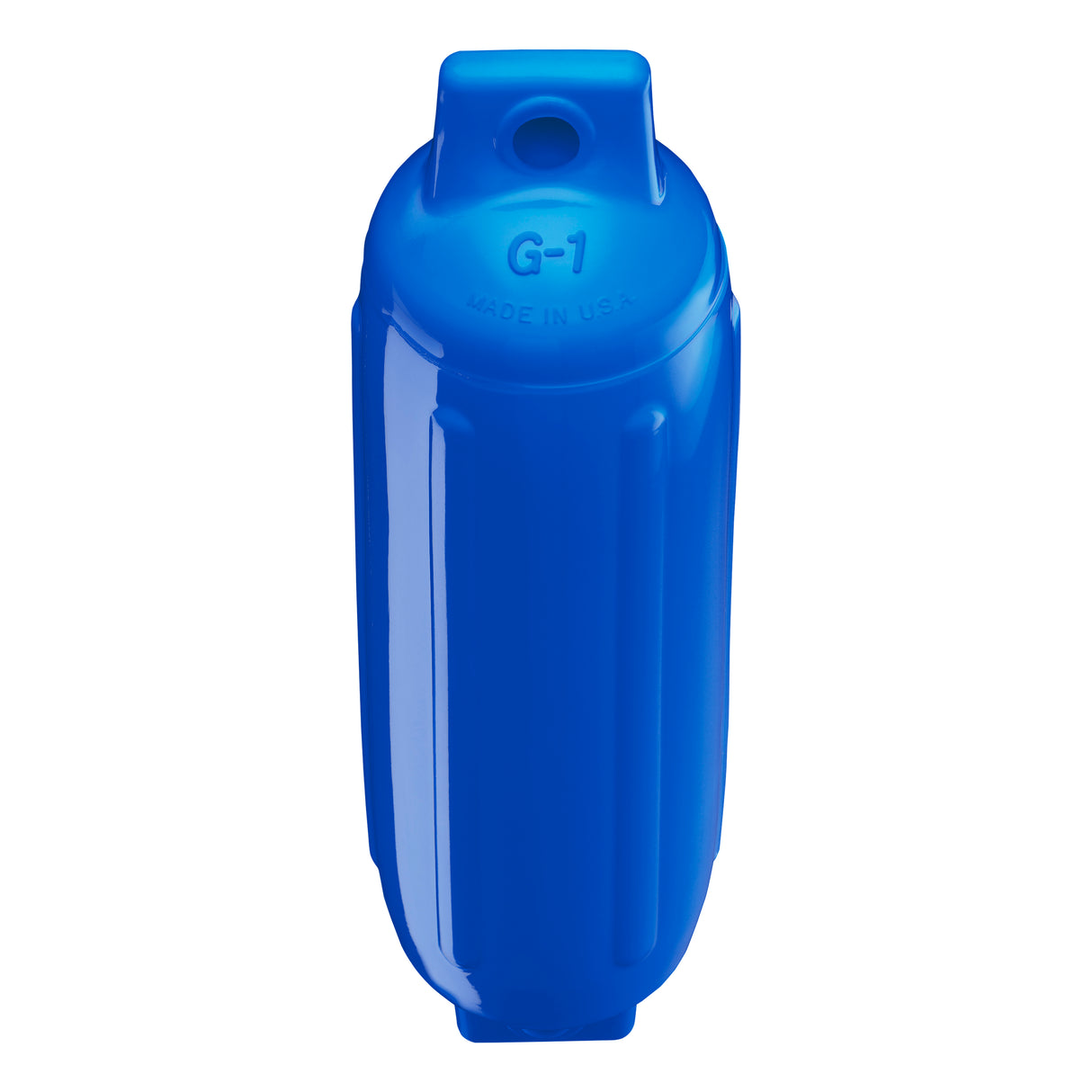 Blue boat fender, Polyform G-1
