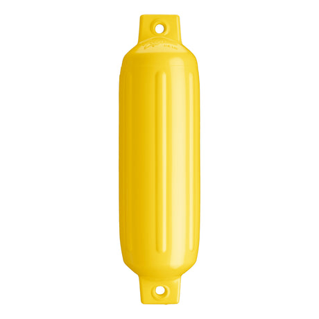Yellow boat fender, Polyform G-2 