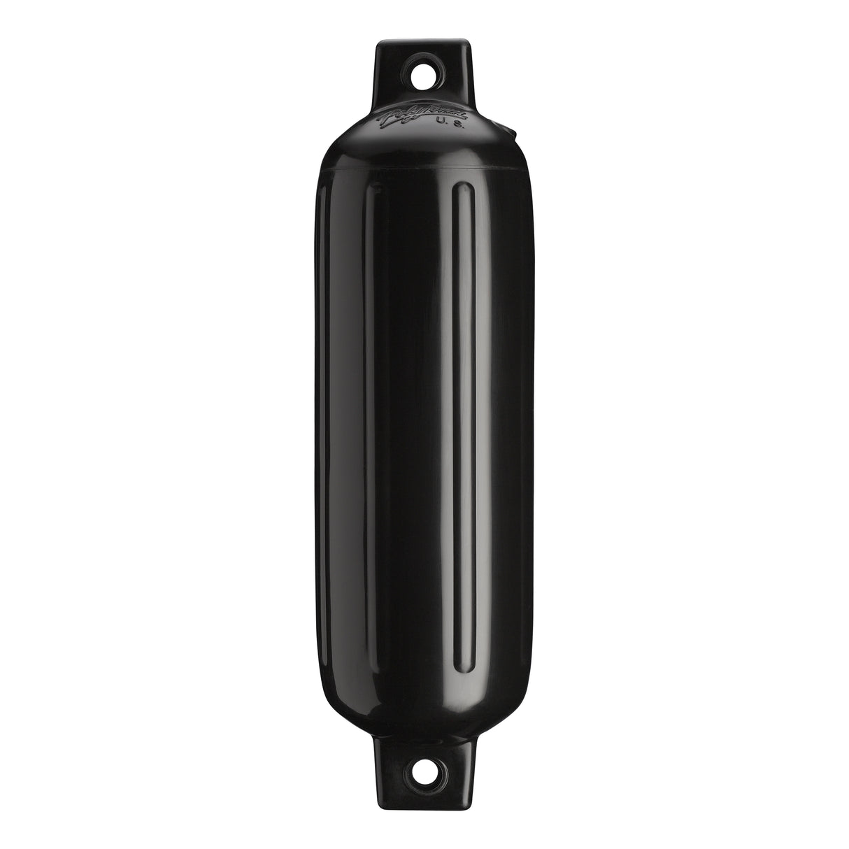 Black boat fender, Polyform G-3