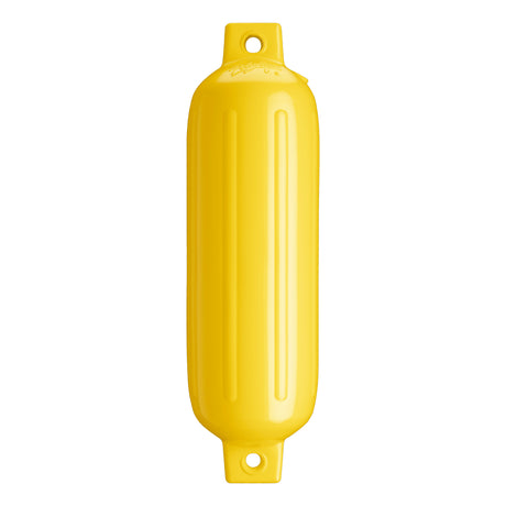 Yellow boat fender, Polyform G-3 