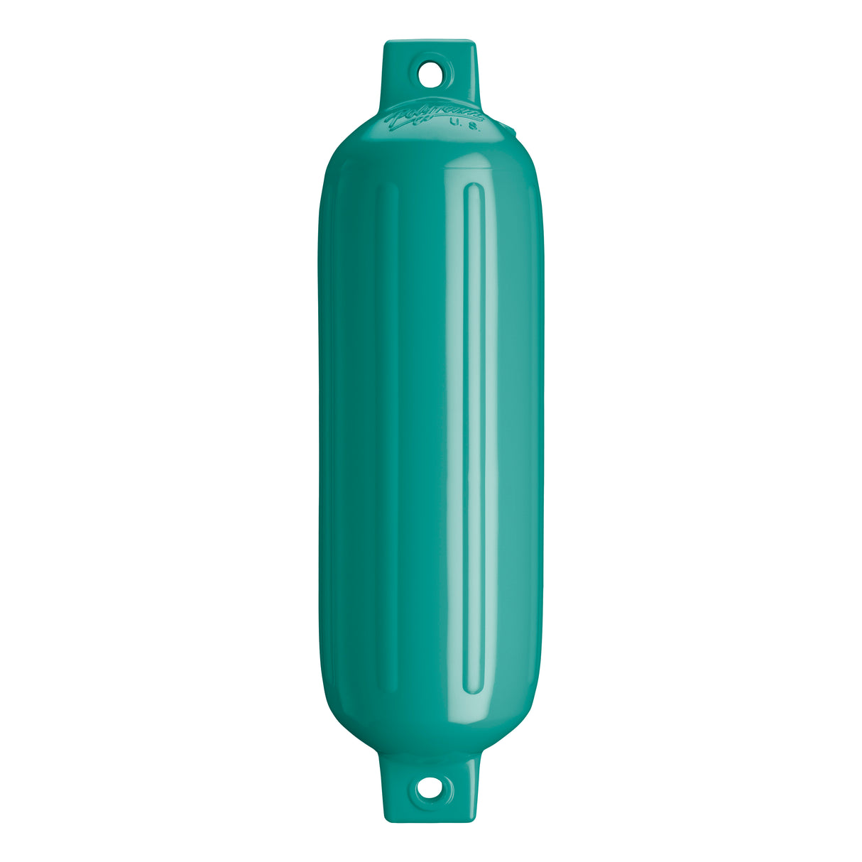 Teal boat fender, Polyform G-4