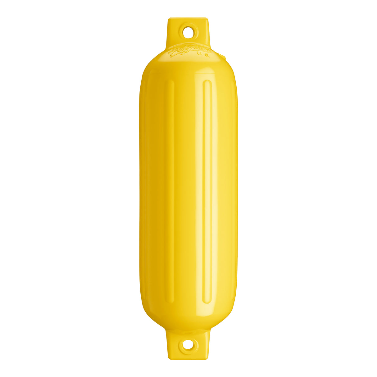 Yellow boat fender, Polyform G-4