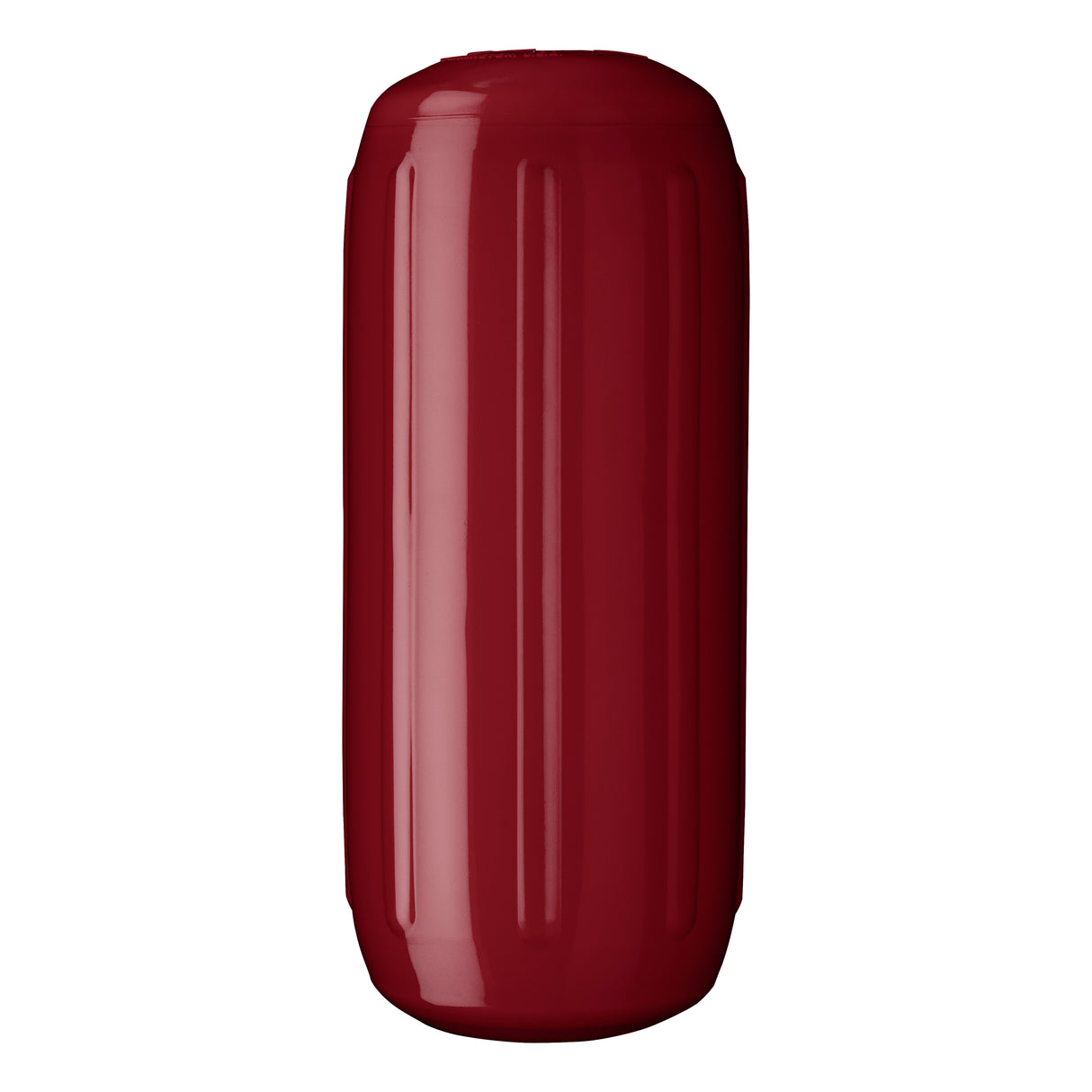 Burgundy hole through center boat fender, Polyform HTM-1