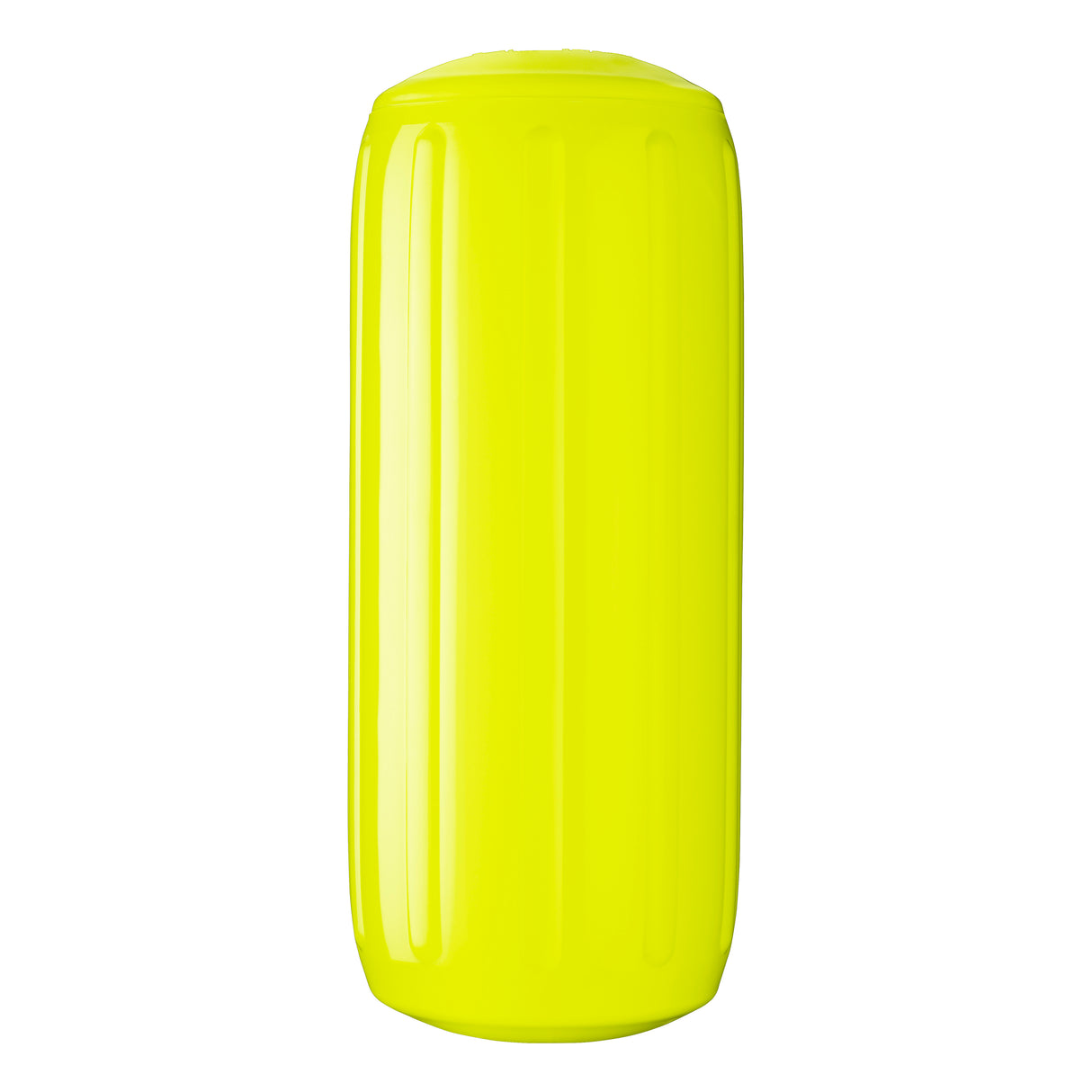 Saturn Yellow hole through center boat fender, Polyform HTM-2