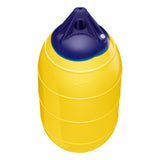 Yellow inflatable low drag buoy, Polyform LD-1 angled shot
