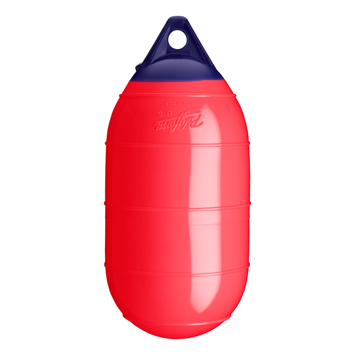 Red inflatable low drag buoy, Polyform LD-1