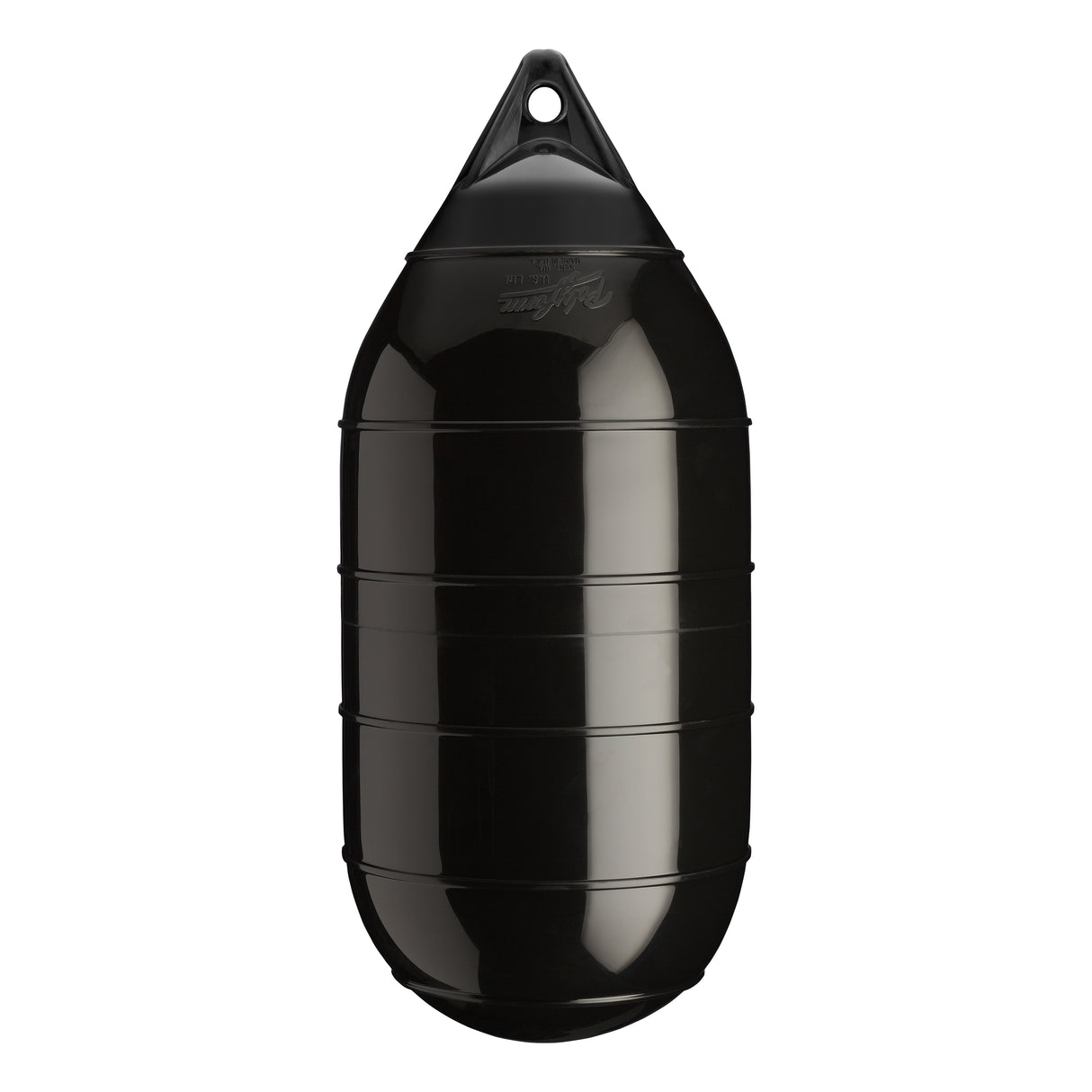 Black low drag buoy with Black-Top, Polyform LD-3