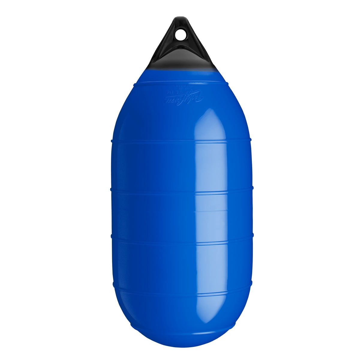 Blue low drag buoy with Black-Top, Polyform LD-3