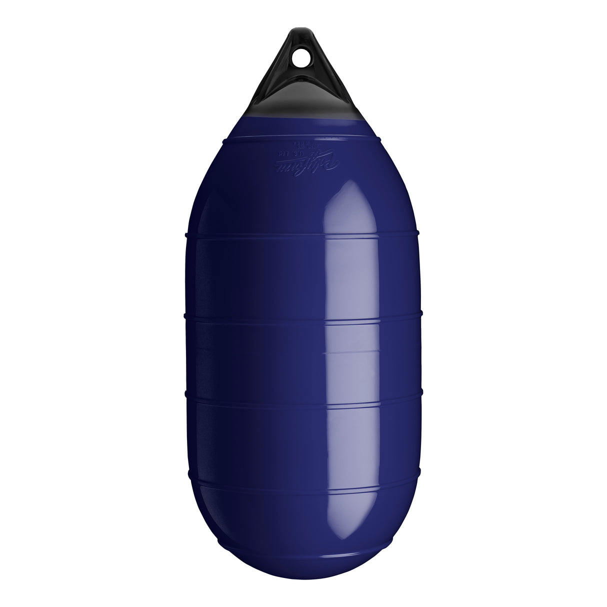 Navy Blue low drag buoy with Black-Top, Polyform LD-3