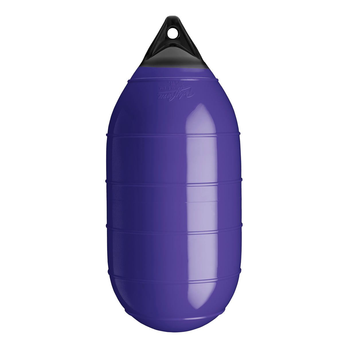 Purple low drag buoy with Black-Top, Polyform LD-3