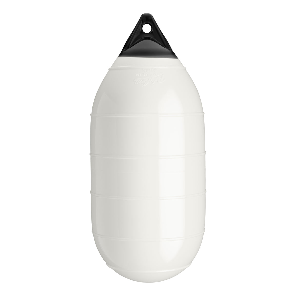 White low drag buoy with Black-Top, Polyform LD-3