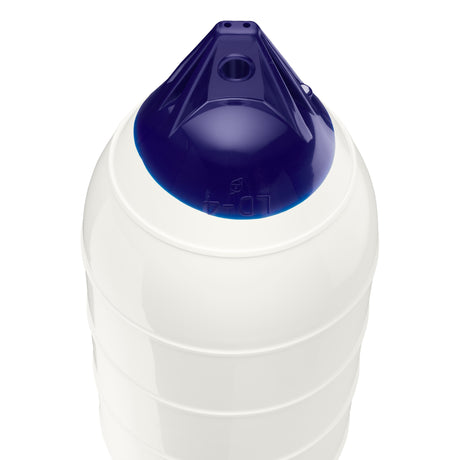 White inflatable low drag buoy, Polyform LD-4 angled shot