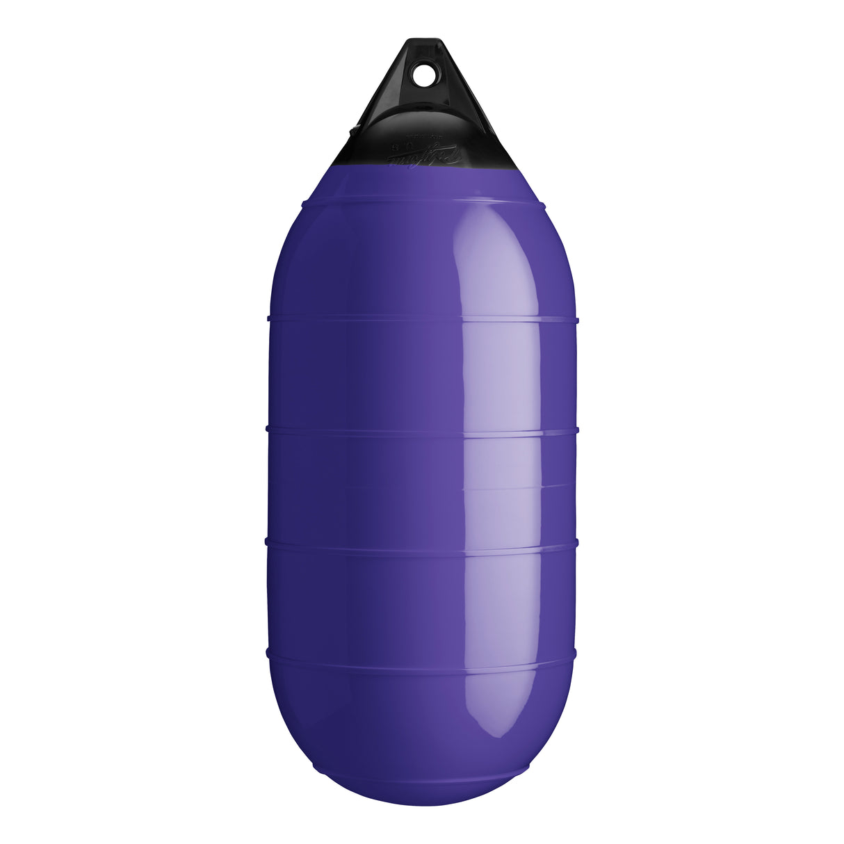 Purple low drag buoy with Black-Top, Polyform LD-4