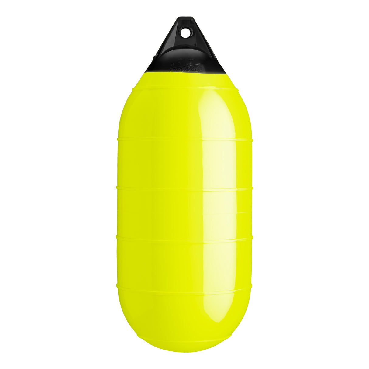 Saturn Yellow low drag buoy with Black-Top, Polyform LD-4