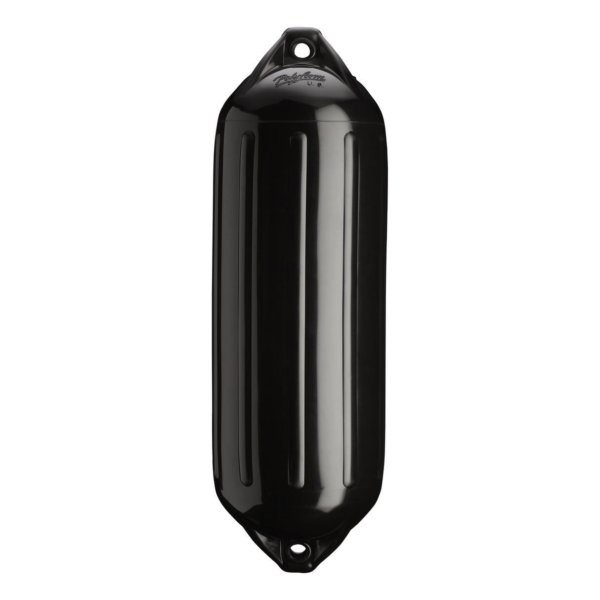 Black boat fender, Polyform NF-5