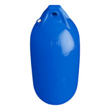 Small buoy and boat fender, Polyform S-1 Blue angled shot