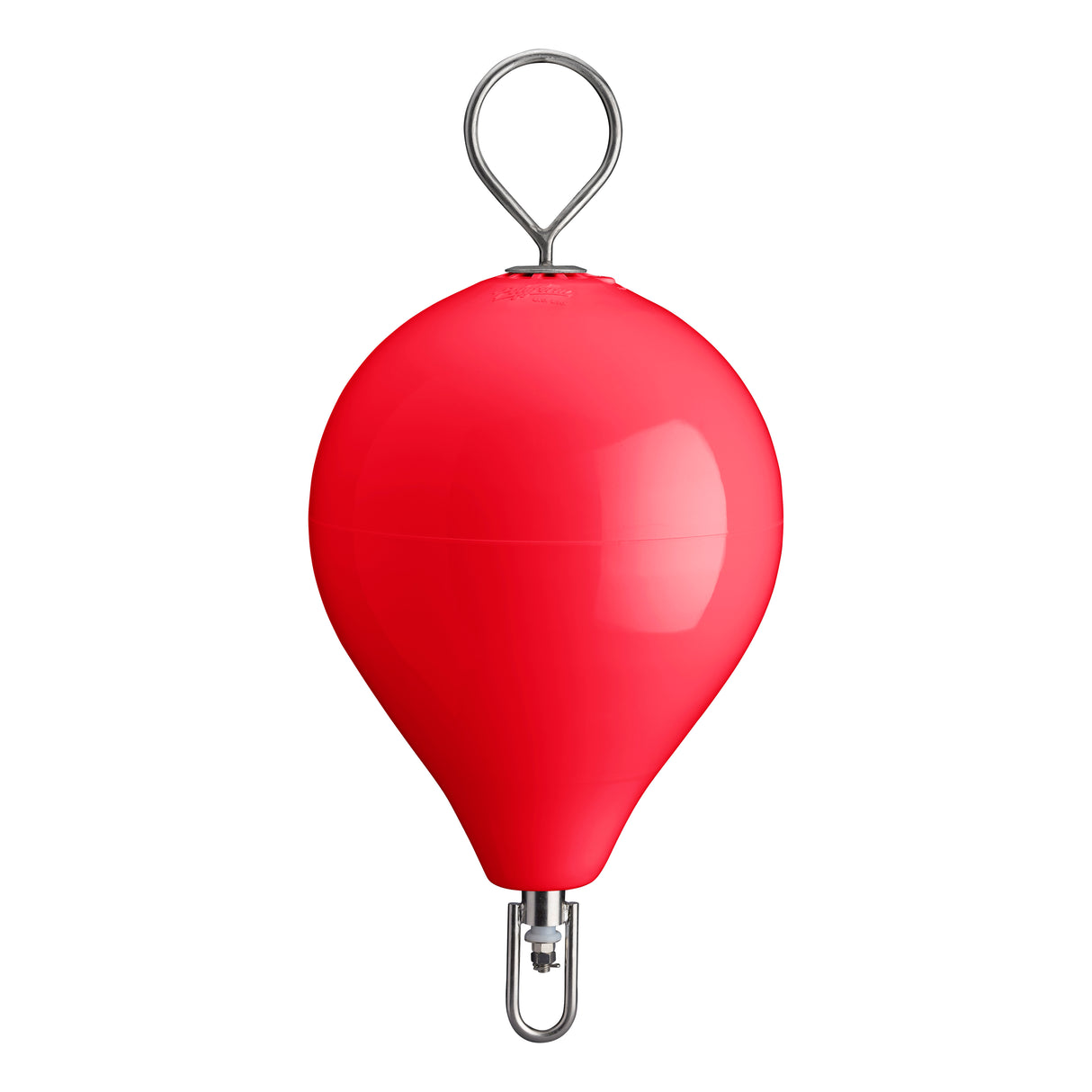 CM-3 Mooring Buoy with stainless steel mooring iron and shackle, red
