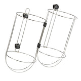 Boat fender holders made of stainless steel and joined together 