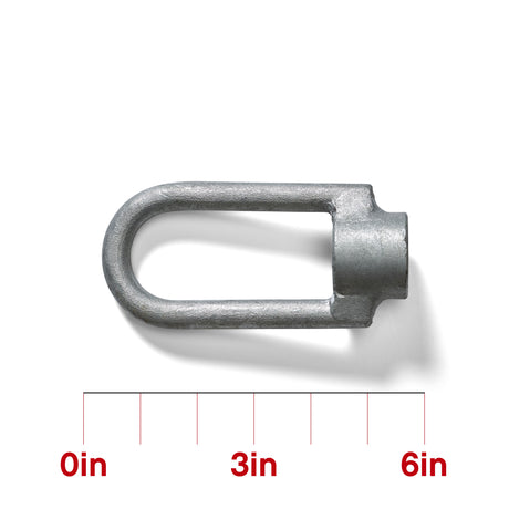 Polyform US CM-2 and CM-3 mooring iron shackle with scale