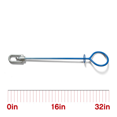 CM-2 Mooring Iron with Swivel Shackle Assembly (Galvanized)