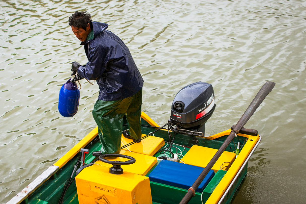 LD-Series Low Drag Buoy LD-4 Standard Blue Ropehold