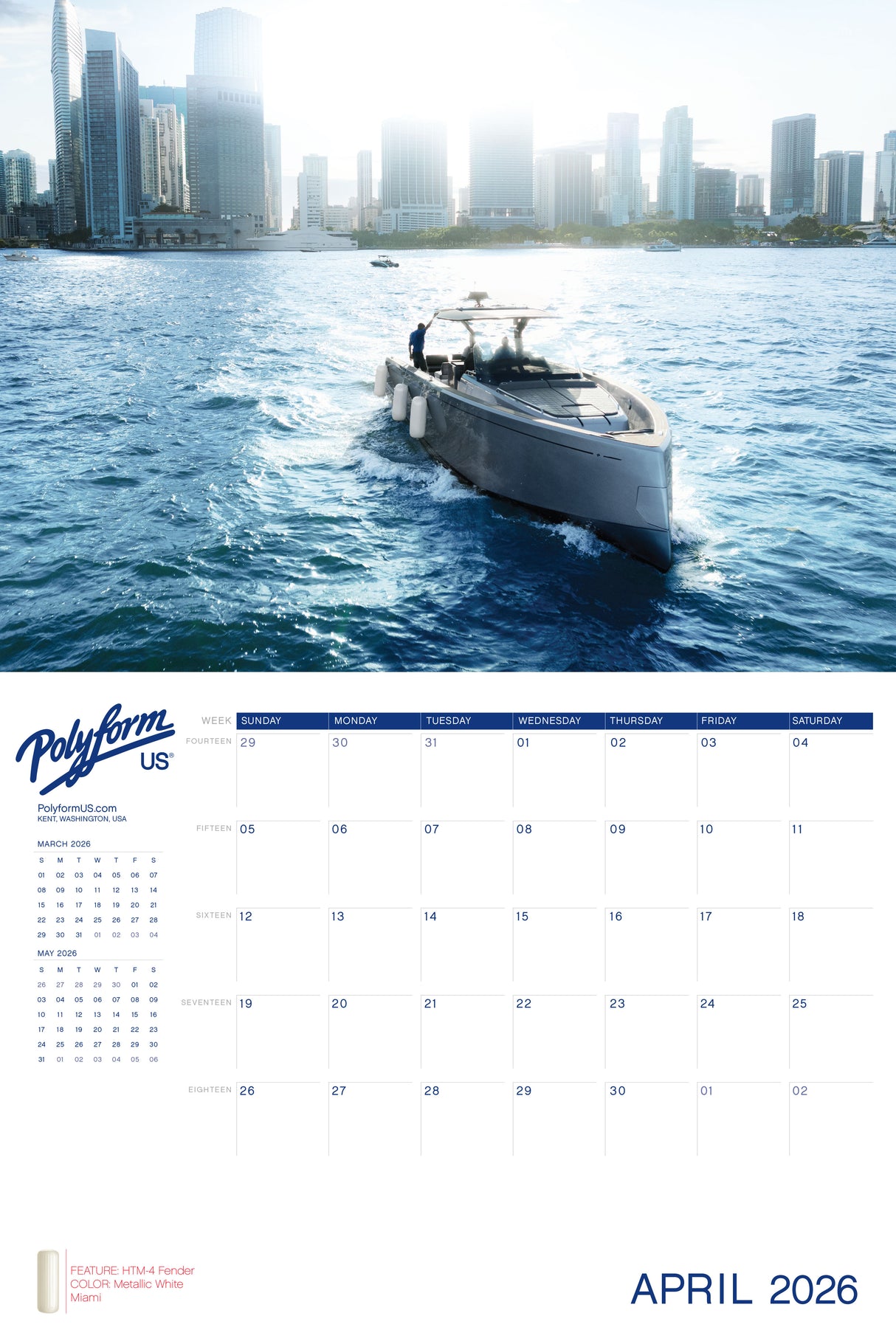 Polyform US 2026 Calendar