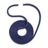 Polyform US boat fender line, whiplocked double braid nylon, twelve feet long, half inch diameter, navy