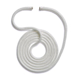 Polyform US boat fender line, whiplocked double braid nylon, twelve feet long, half inch diameter, white