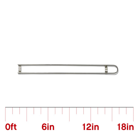 U-bar for fender holder TFR-280, with scale