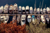 View of marina in Monaco with Polyform US Polyguard dock moulding
