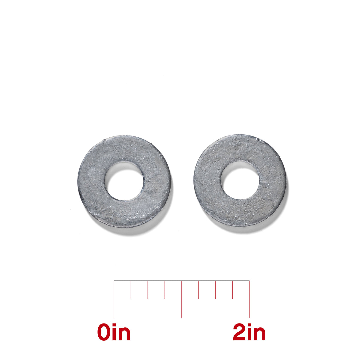 Washers for CM-2 and CM-3 mooring iron bottom swivel, with scale