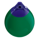 Forest Green inflatable buoy, Polyform A-0 angled shot